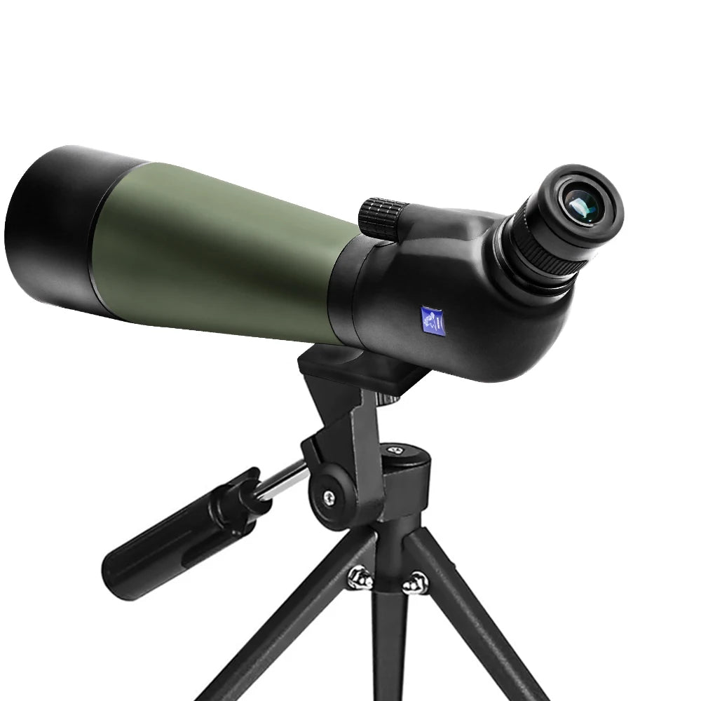 Spotting Scope HD Dual Focus 20-60x80 Long Range Angled Telescope for Bird Watching Hunting Shooting Archery with Case