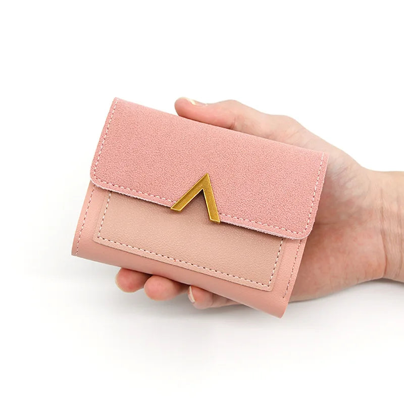 New Korean Women's Short Card Bag Small Wallet 30% Off Wallet Women's Multi Slot Card Bag Mini Card Cover