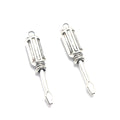 Zinc Alloy Screwdriver Charms Pendant Antique DIY Repair Tools Jewelry 6*31mm