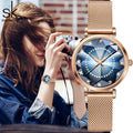 Shengke Wholesale Factory Price Quartz Watches Ladies Vacuum Rose Gold Color Stock up for Valentine's Day Birthday Gifts