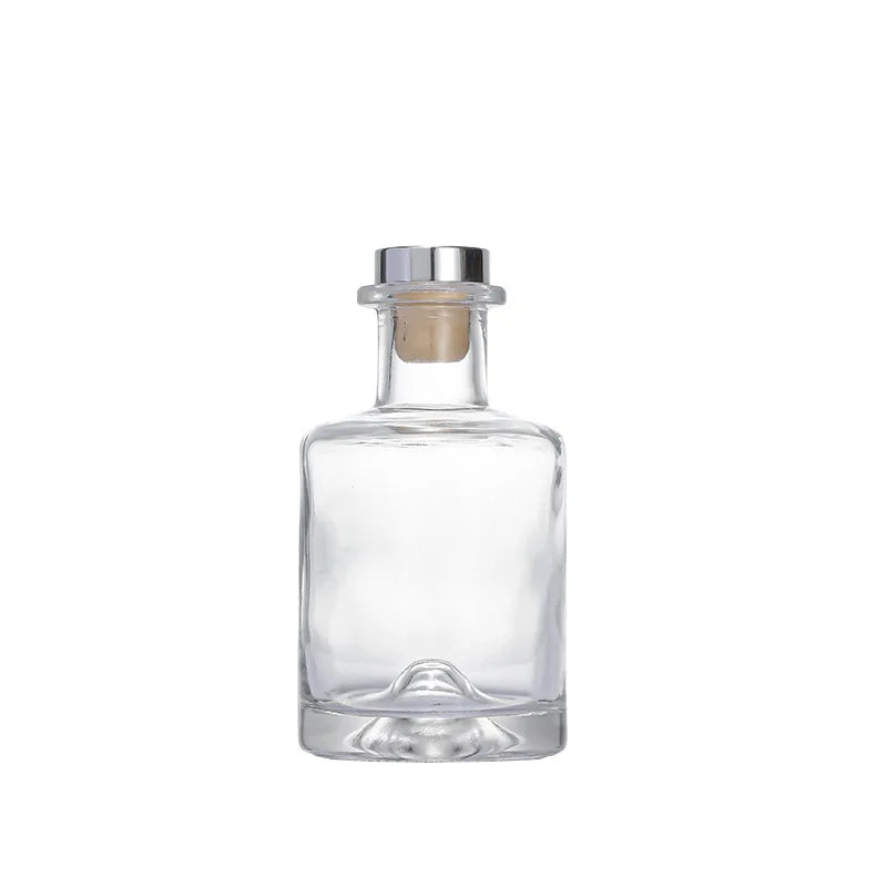 7oz Aromatherapy Glass Bottles 200ml Glass Aroma Oil Bottle air Freshener Perfume Glass  Bottle with Cork