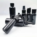Hot Sale Obrou Brand Essential Oil Bottles Black Plastic Pump Head Screw Cap PET Material Screen Printing Surface Perfume Hair