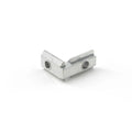 China Manufacturers 90 Degree 45A Slot 10 Alu E Inside Corner Connector for 45x 45 Extrusion Aluminum Profiles#2037