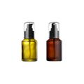 Wholesale 60ml Small Capacity Glass Spray Bottle Oblique Shoulder Press Lotion Bottle Full Cover Light-Proof for Mascara Wigs