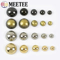 Meetee G8-11 8-20mm Alloy Decorative Mushroom Nail for Leather Handbag Strap Wallet Bottom Foot Screw DIY Hardware Accessories