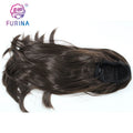Comfortable Fit Wholesale Popular  16inch 4# 150g Ponytail Holders Thick Hair Drawstring Ponytail Synthetic Hair for Women