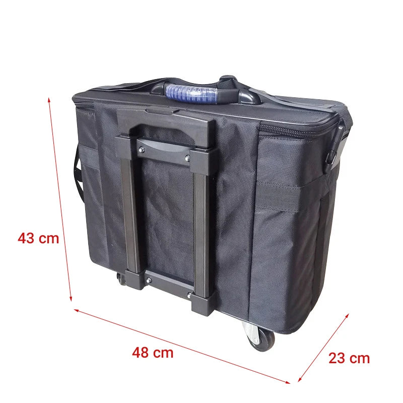 New Design Wholesale 72pcs Optical Glasses Trolley Case Black Portable Eyewear Draw Box Spectacle Storage Container
