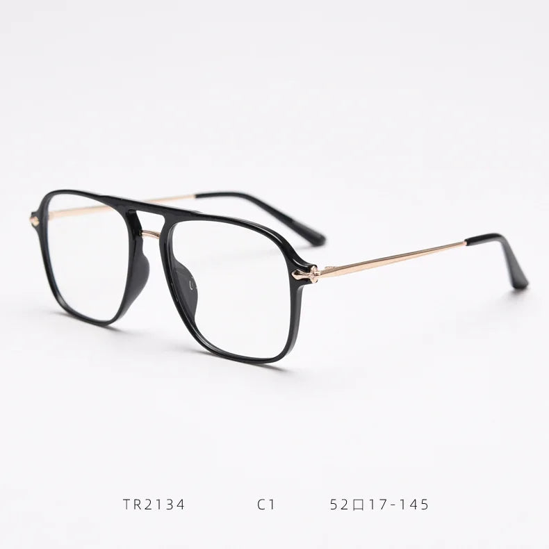 Fashion Korean Transparent Glasses Frame Women clear Lens Optical Glasses Man Anit Blue Light TR90 Frame Accessories