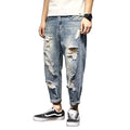 Wholesale Regular Ripped Jeans Men Distressed Denim Jeans Fashion Classic Washed Jeans Pants for Men