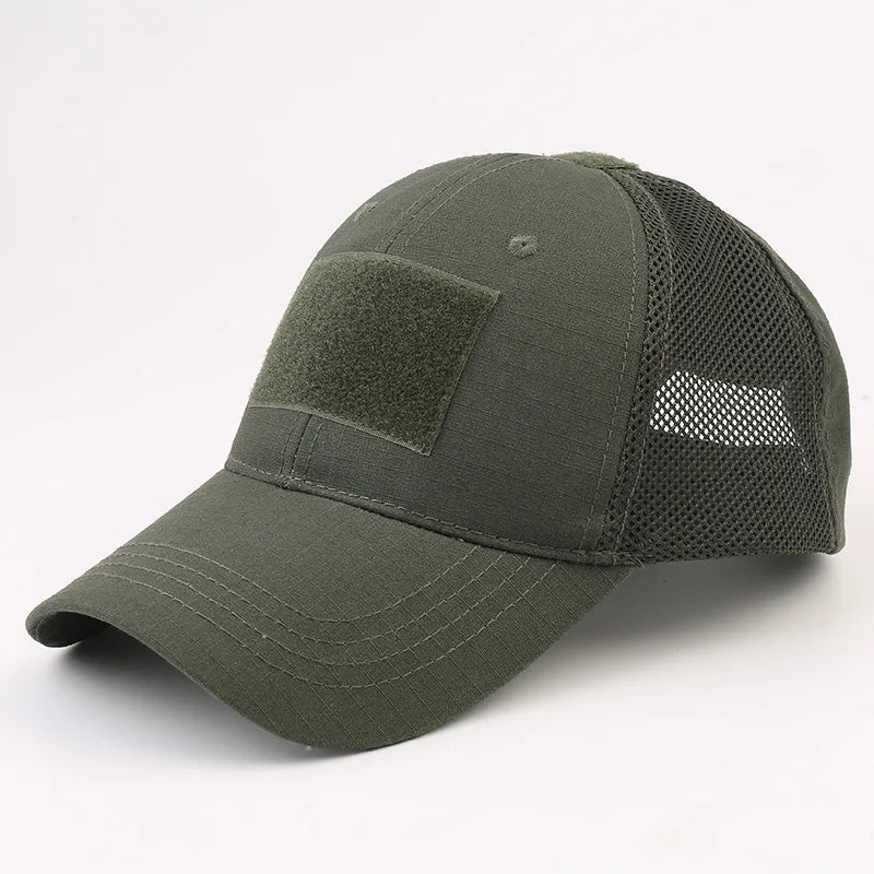 Outdoor Sport Baseball Caps Camouflage Mesh Tactical Hunting Hiking Adjustable Summer Snapback Sun Hats