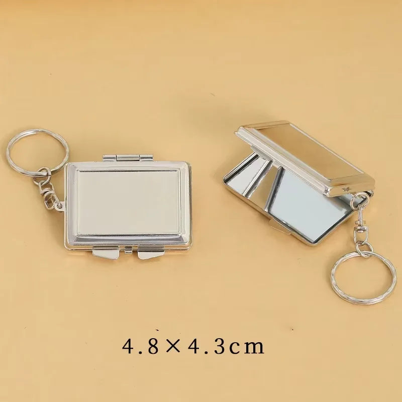 Hot Selling Quality Mirror Makeup Double Sides Magnified Makeup Mirror Portable Pocket Makeup Mirror with Good Goods for Gift