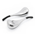 DIY Spoon Shaped Gold Magic Ice Globes Spa Facial and Neck Cooling Massagers (2-piece Set)