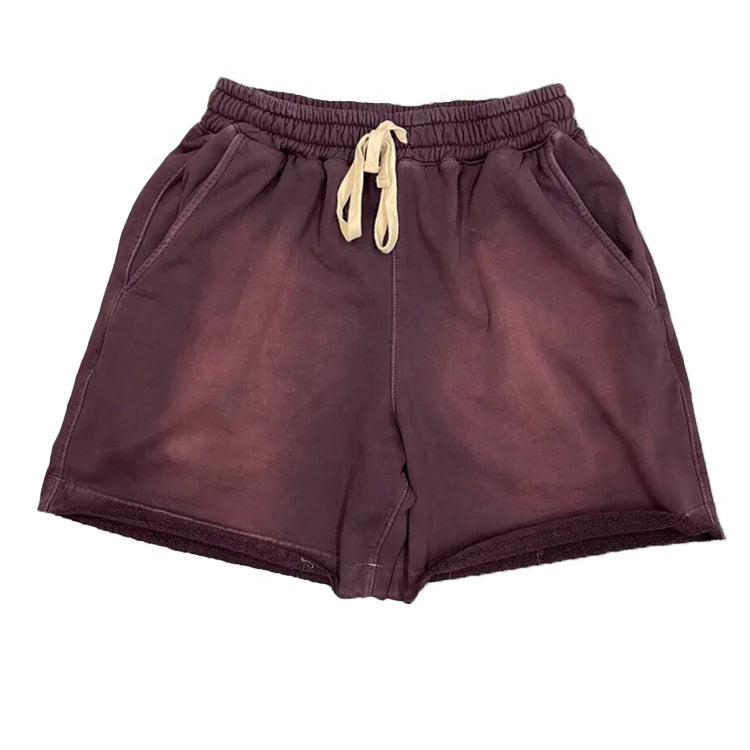Custom Fashion Multi-Pocket Acid Washed Vintage Shorts for Men 100% Cotton Casual Style with Manufacturers Printing Embroidery
