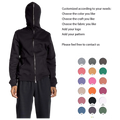 Customizable Oversized Unisex Full Face Zip Hoodies Blank Cotton Casual Full Zipup Hoodie Essentials Hoodie