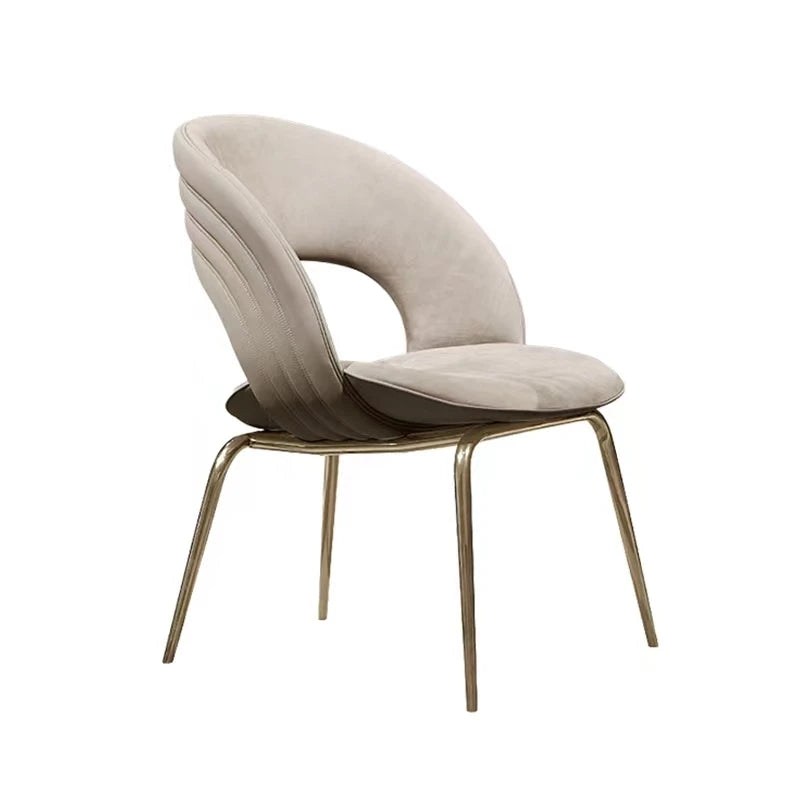 New Design Luxury Dinning Chairs Metal Stainless Steel Legs Dinning Table Set Home Furniture Velvet Customized Colors Restaurant