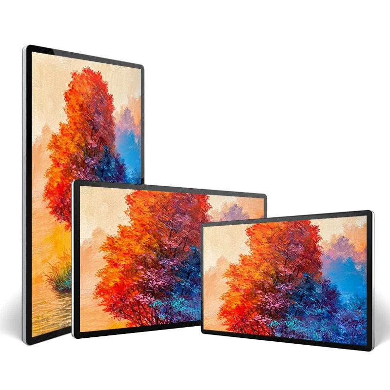 Android 11.0 4G+32G 32" Full Color 4K Waterproof Indoor Wall-Mounted Digital Signage LCD Display Advertising Screen 60000h