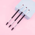 Private Label Eyebrow Mascara Wands Applicator 2 in 1 Double Head Eye Brow Spoolie Brush with Nylon Bristles for Makeup
