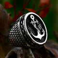 SS8-768R Steel Stainless Steel Anchor Ring Men Rings Anchor Models Jewelry Titanium Steel Men Punk Ring