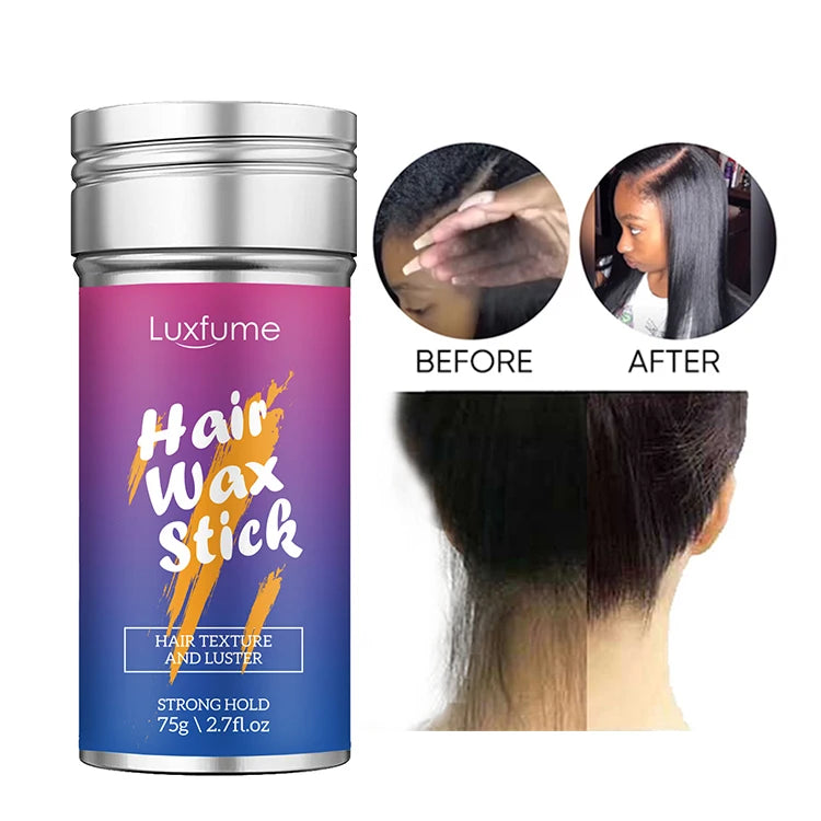 Wholesale Stock Natural Vegan Makeup Hair Styling Wand Slick Hair Wax Stick