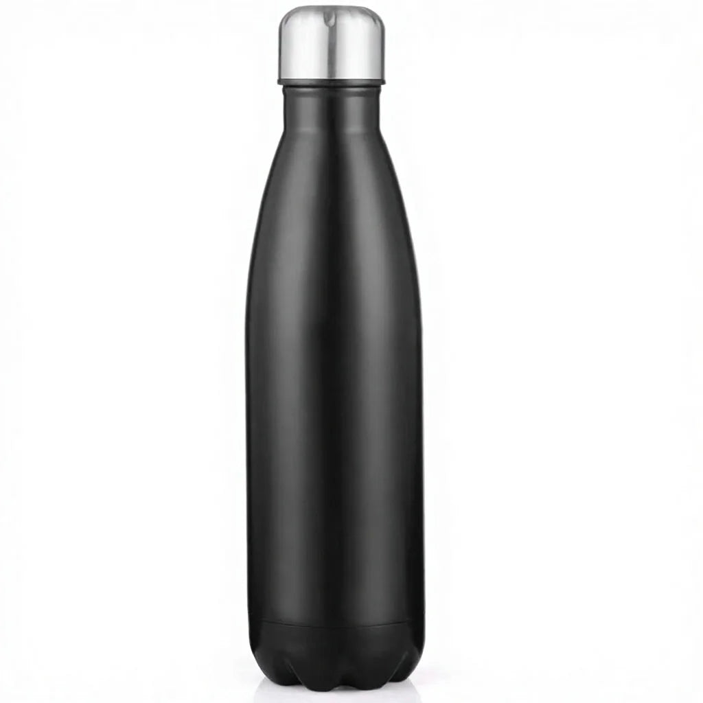 AOHEA Cola Shaped 304 Stainless Steel Sport Metal Customized Hot Anti Box Wall Logo Style Time Outdoor Water Bottle