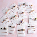 Fancy Duckbill Hair Clips 2pcs/Set 3pcs/Set 6CM Color Crystal Stone Hairpins Shiny Hair Accessories for Girl Hair Decoration