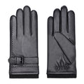 New Fashion Full Finger Male Winter Gloves Synthetic Leather PU Gloves
