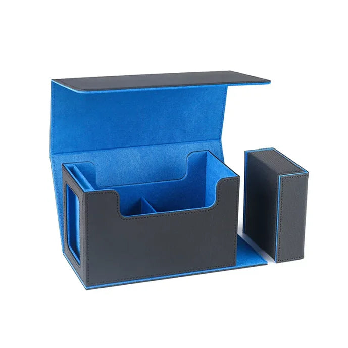 MIO Customizable Durable Eco-Friendly Pu Leather 200+ Game Storage Box with Window Deck Box for Yu-Gi-Oh Anime Card Games