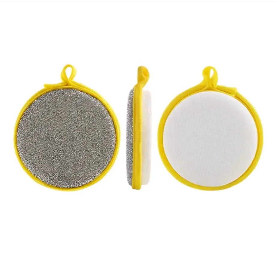 TIANJIN Double Side Dishwashing Sponge Dish Washing Brush Pan Pot Dish Wash Sponges Household Cleaning Reusable Kitchen Tools