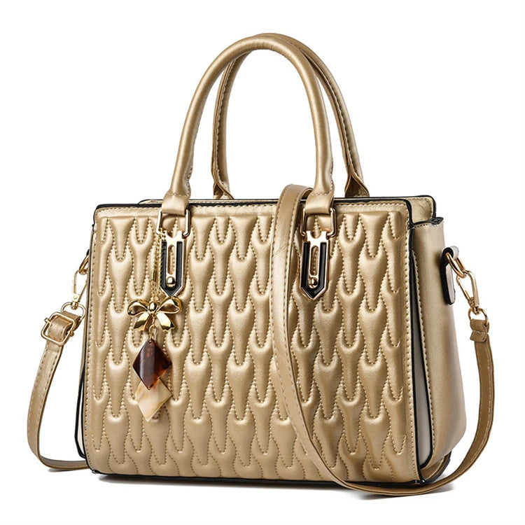 2024 Evening Leather Cheap Simple Luxury Casual Yellow Beautiful Hand Bags for Girl