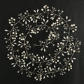SLBRIDAL Handmade 1M Long Crystal Simulated Pearls Wedding Hair Vine Bridal Headpieces Headband Hair Accessory Bridesmaids