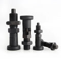 VCN220 Retractable High Precision Fine Thread Steel Locking Spring Locating Indexing Plungers Black Oxide Surface Treatment for
