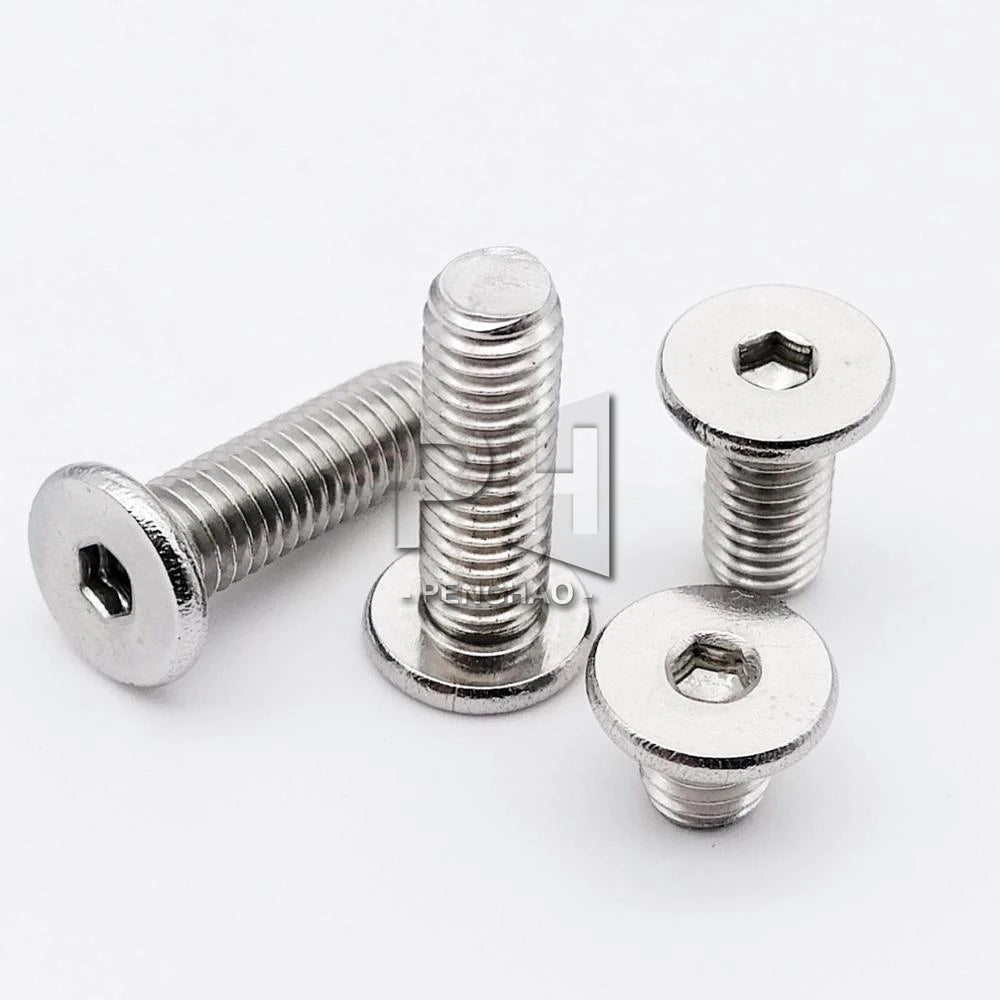 CM M1.4 M1.6 M2 M2.5 M3 M4 M5 M6 A2 304 Stainless Steel Cross Phillips Ultra Thin Super Low Flat Wafer Head Screw Bolt