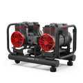 China Oil Free Low Noise 2 Cylinder 1450W*2 2L Oilfree Quiet air Compressor