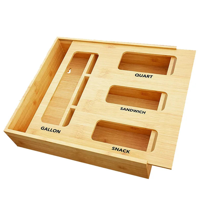 Adjustable Cutlery Holder Wooden Cutlery Tray Kitchen Spice Underwear Organizer Holders Bamboo Kitchen Cabinet Drawer