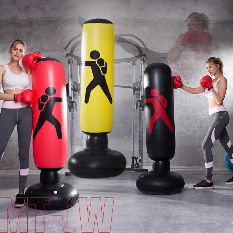 Wholesale PVC Punch Bag Boxing Bags Household Fitness Standing Boxing Bag
