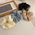 New Arrival Simple Girl Hair Accessories Mesh Scrunchies Elegant Temperament Solid Color Hair Ties for Women