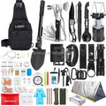 AJOTEQPT 250Pcs Survival Gear First Aid Kit Molle System Compatible Emergency Tent Adventure Kit-Safety & Survival Gear