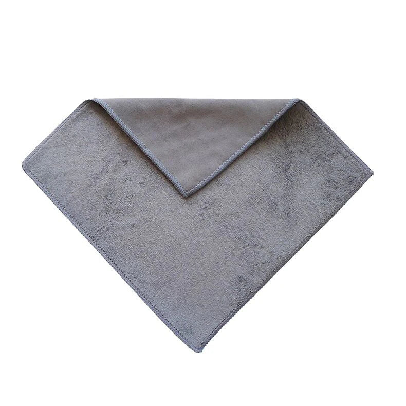 70 Polyester 30 Polyamide Free Microfiber Car Drying Wash Edgeless Auto Detailing Product Cleaning 600gsm Coral Fleece Towel