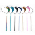 Wholesale Professional Stainless Steel Inspection Mirror Grafting False Eyelash Extension Tools Customized Packing Anrolash ALC1