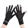 Summer Sun protection Gloves Women Driving Riding Ice Silk Gloves Fitness Anti-skid Ice Sense Breathable Anti-ultraviolet Sleeve