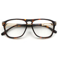 HIGO Vintage Design Luxury Brand Double Bridge Acetate Glasses Frame Men Optical Anti Blue Light Spectacle Myopia Eyeglasses