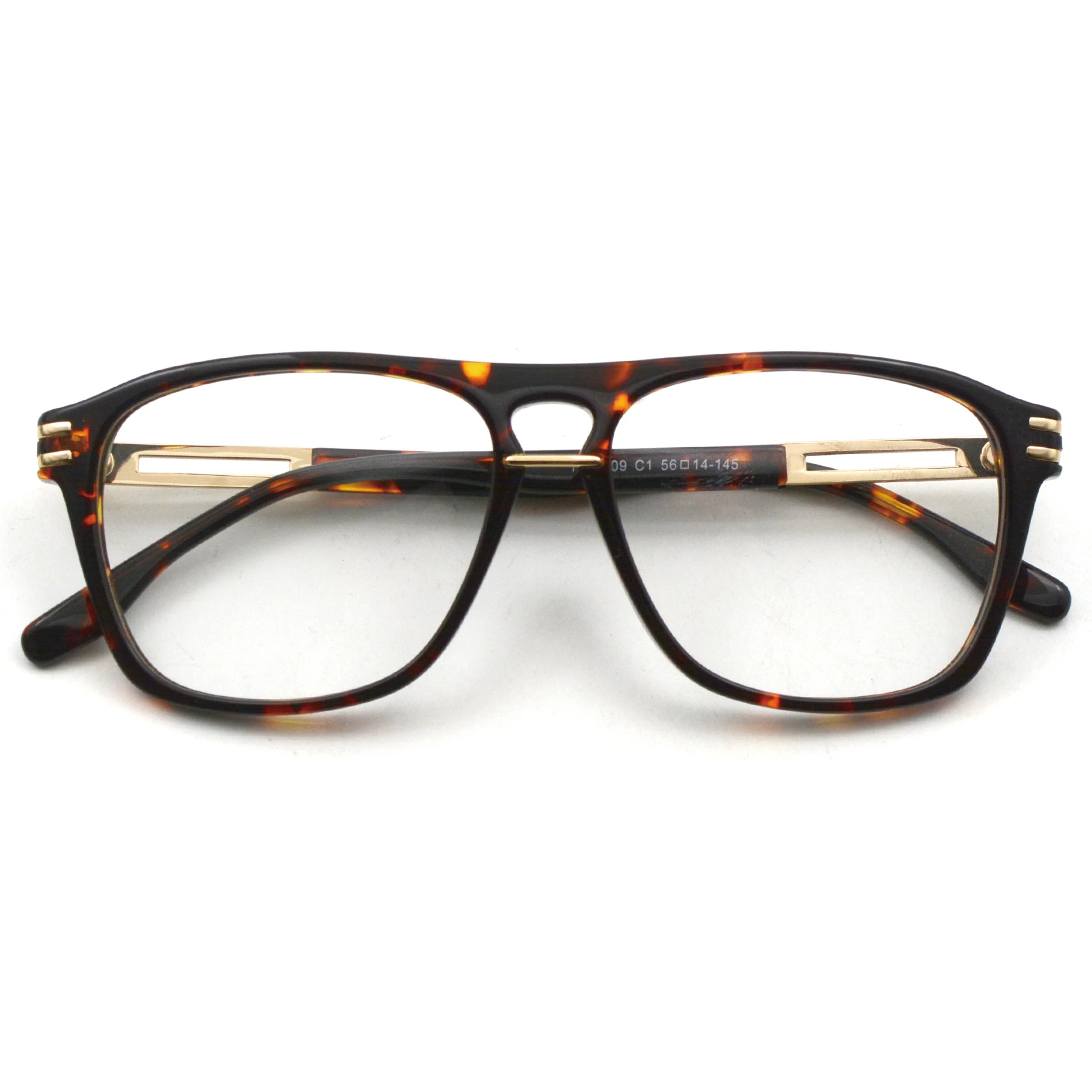 HIGO Vintage Design Luxury Brand Double Bridge Acetate Glasses Frame Men Optical Anti Blue Light Spectacle Myopia Eyeglasses