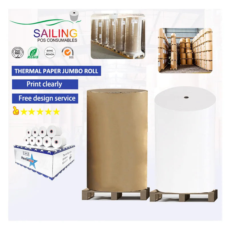 High Quality Atm Cash Paper Rolls Thermal Paper Jumbo Roll