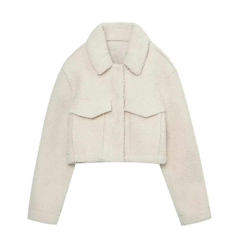 Hot Selling Long Sleeve Leather Coat Single Breasted Autumn Spring Outdoor Use Women's Jacket