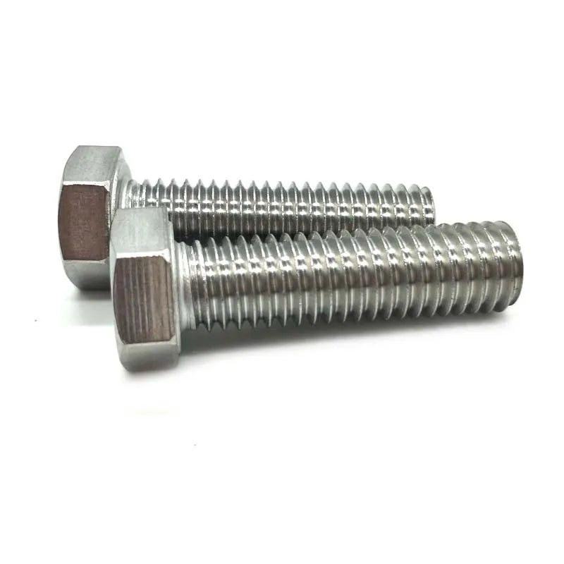 Fastener Manufacturer Titanium Hexagon Custom Stainless Steel Hex Head Screw Bolt and Nut Hex Bolt Spare Parts for Motorbike