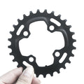 Bicycle Chain Wheel Repair Pieces Mountain Bike 28T Gear Change Kit Fittings 64BCD Aluminum Disc Hollow One 170mm Crank