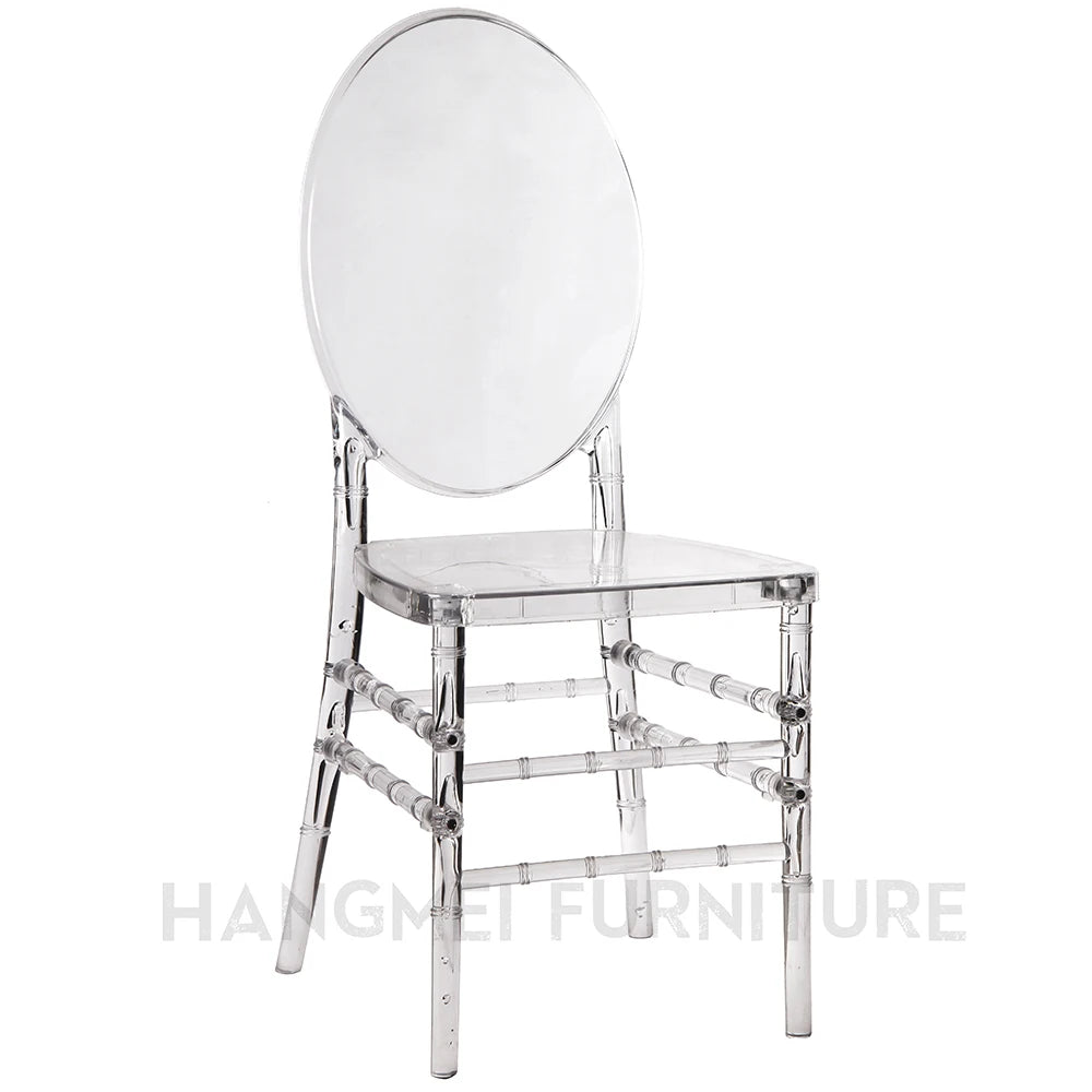 Wholesale Knock Down PC Resin Wedding Acrylic Chiavari clear Chair