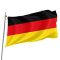 High Quality 3x5ft 100% Polyester German Custom Digital Print Double-Sided Promotional Product Made Vinyl Plastic Banderas De