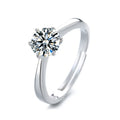 Simple Sterling Diamond CZ Diamond Wedding Ring for Engagement Wedding Jewelry Gift