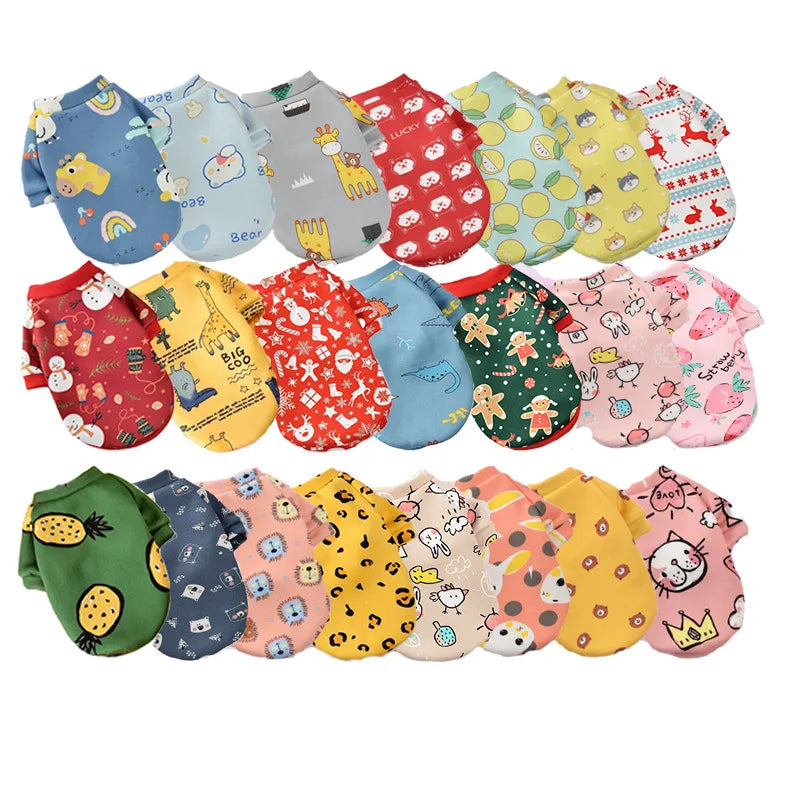 Wholesale Comfortable Polyester Plaid Eco-Friendly Vests Pets Casual Dog XL Size Fluffy Summer Spring